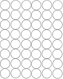 Koła grochy samoprzylepne, białe matowe, 6 cm, 48 sztuk - Pasmanteria Koła grochy samoprzylepne, białe matowe, 6 cm, 48 sztuk - Pasmanteria - miniaturka - grafika 1