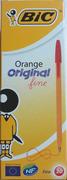 Przybory szkolne - BIC Długopis Orange Original Czerwony Pudełko 20 sztuk - miniaturka - grafika 1