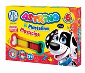 Masy plastyczne - ASTRA papiernicze Plastelina 6 kolorów Astrino papiernicze - miniaturka - grafika 1