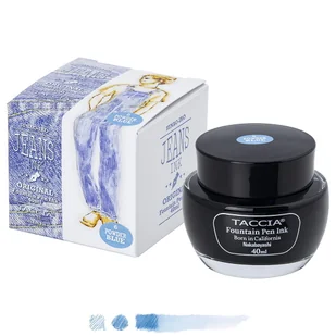 Taccia Jeans Atrament Powder Blue 40ml - Pióra wieczne - miniaturka - grafika 1