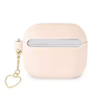 Guess GUA3LSCHSP AirPods 3 cover różowy/pink Silicone Charm Collection - Akcesoria do słuchawek - miniaturka - grafika 2