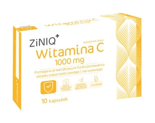 ZINIQ Witamina C 1000 mg, 10 kapsułek - Witaminy i minerały - miniaturka - grafika 1