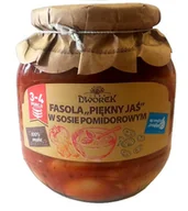 Szybkie dania obiadowe - Dworek Fasola "piękny jaś" w sosie pomidorowym 680 g - miniaturka - grafika 1