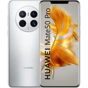 Telefony komórkowe - Huawei Mate 50 Pro 8GB/256GB Dual Sim Srebrny - miniaturka - grafika 1