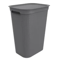 Kosze na bieliznę - Kosz na bieliznę ANTRACYT 50L BRISEN - miniaturka - grafika 1
