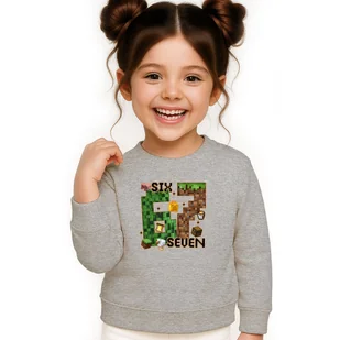 BLUZA DZIECIĘCA 67 SIX SEVEN VIRAL DLA CHŁOPCA DZIEWCZYNKI 122-128 - Bluzy dla dziewczynek BLUZA DZIECIĘCA 67 SIX SEVEN VIRAL DLA CHŁOPCA DZIEWCZYNKI 122-128 - Bluzy dla dziewczynek - miniaturka - grafika 1