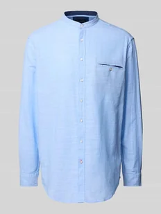 Koszula casualowa o kroju regular fit z kieszenią na piersi - Koszule męskie - miniaturka - grafika 1