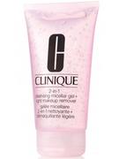 Kosmetyki do demakijażu - Clinique 2-In-1 Makeup Remover + Cleansing Micellar Gel (150ml) - miniaturka - grafika 1