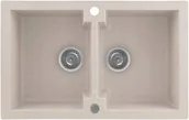 Zlewozmywaki - Kernau KGSA 80 2B Sand 178535 - miniaturka - grafika 1
