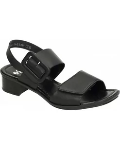 SANDAŁY RIEKER - 910175-01 BLACK - Rieker - Sandały damskie - miniaturka - grafika 1
