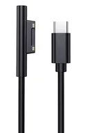 Kable - Ładowarka Kabel Magnetyczny Usb 3.1 Typ-C Do Microsoft Surface Pro 3 4 5 6 7Czarna - miniaturka - grafika 1