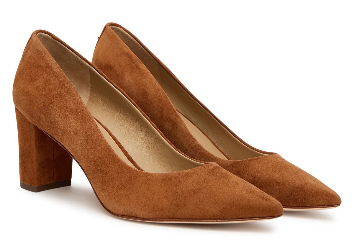 Zamszowe czółenka LAUREN RALPH LAUREN LANETTE BLKH roz. 38,5