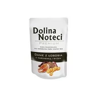 Mokra karma dla psów - Dolina Noteci PIES Saszetka Łosoś z marchewką i ryżem dla małych ras 100g - miniaturka - grafika 1