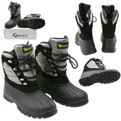 Obuwie robocze - BUTY ROBOCZE OCHRONNE OCIEPLANE ŚNIEGOWCE GEKO G90544 ROZMIAR 45 WYSOKIE - miniaturka - grafika 1
