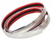 Akcesoria motoryzacyjne - LISTWA CHROM TAŚMA OZDOBNA CHROMOWANA 45 mm 4,5 cm - miniaturka - grafika 1