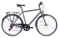 Rowery - Rower Miejski 28 Męski Stal Uniwersalny Kontra Bagażnik Błotniki Światła - miniaturka - grafika 1