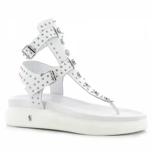 Białe sandały japonki na platformie CARINII - Carinii - Klapki i japonki damskie - miniaturka - grafika 1