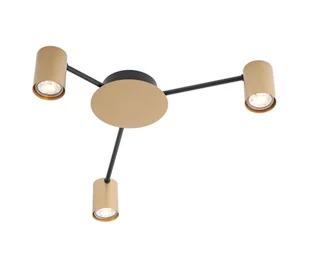 Redo 01-4049 - Oświetlenie punktowe NOA 3xGU10/10W/230V złote - Lampy sufitowe - miniaturka - grafika 1