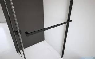 Radaway Essenza Black Kdj kabina 80x100cm lewa szkło przejrzyste 1385043-54-01L/1384052-01-01 - Kabiny prysznicowe - miniaturka - grafika 17