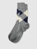 Skarpetki męskie - Skarpety ze wzorem w kratę model ‘KING’ - miniaturka - grafika 1