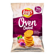 Chipsy - Lays Oven Baked Pieczone formowane chipsy ziemniaczane o smaku grillowanych warzyw 125 g - miniaturka - grafika 1