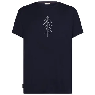 Koszulka męska Icebreaker M Merino 150 Tech Lite SS Tee Lancewood Rozmiar: XL / Kolor: ciemnoniebieski - Koszulki sportowe męskie - miniaturka - grafika 1