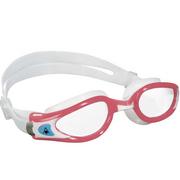 Pływanie - Aqua Sphere Damskie okulary pływackie Kaiman EXO Lady Czarne/białe - miniaturka - grafika 1