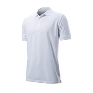 Koszulki męskie - Wilson męska koszulka polo, AUTHENTIC POLO, poliester biały S WGA700618 - miniaturka - grafika 1