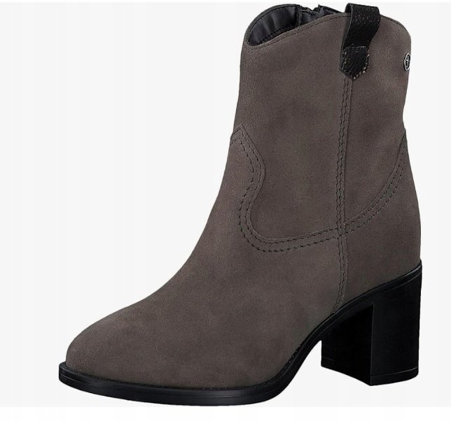 Kowbojki damskie brązowe Tamaris ,na obcasie 6m rozmiar 39