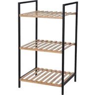 Półki łazienkowe - FENIKS Bathroom Solutions Regał łazienkowy 3-poziomowy szafka bambus 810212 - miniaturka - grafika 1