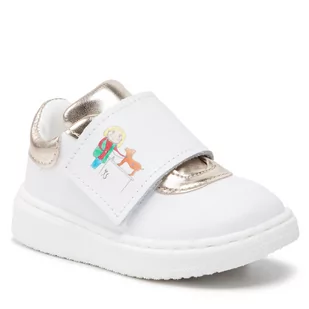 Sneakersy OMENAA FOUNDATION - 01-J1/503V/EOB White Gold - Sneakersy damskie - miniaturka - grafika 1