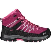 Buty dla chłopców - CMP Kids Rigel Mid Trekking Shoe Wp Buty trekkingowe i trekkingowe Uniseks - dzieci, Berry Pink Fluo, 32 EU - miniaturka - grafika 1