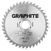 Piły spalinowe - Graphite Tarcza do pilarki, widiowa, 180 x 30 mm, 40 zębów TOP-55H604 - miniaturka - grafika 1