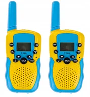Zabawki interaktywne dla dzieci - Walkie Talkie 2 Szt. Zestaw Krótkofalówek Latarka Duży Zasięg Dla Dzieci - miniaturka - grafika 1