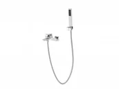 Baterie wannowe i prysznicowe - BESCO BW-AS-CH ASPIRA bateria wannowa ścienna   chrom - miniaturka - grafika 1