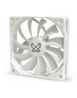 Wentylatory komputerowe - Scythe Wentylator  Kaze Flex 120 Biały PWM 1800rpm KF1225FD18W-P KF1225FD18W-P - miniaturka - grafika 1