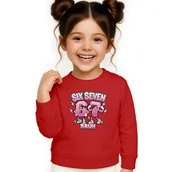 Bluzy dla dziewczynek - BLUZA DZIECIĘCA 67 SIX SEVEN VIRAL 104 DLA CHŁOPCA DZIEWCZYNKI - miniaturka - grafika 1