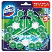Środki do WC - Domestos KOSTKA TRIO POWER5 PINE 3X55G 9210045 - miniaturka - grafika 1