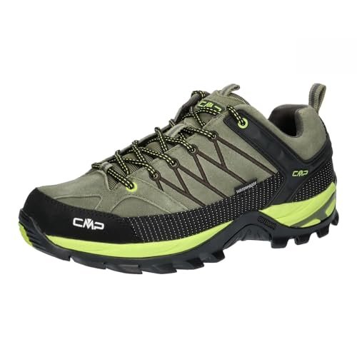 CMP Rigel Mid Shoe Wp męskie buty trekkingowe, Kaki Acido, 46 EU