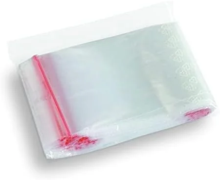 Torebki strunowe 6x8 cm przezroczyste 100 sztuk z zamkiem, polietylenowe