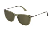 Okulary przeciwsłoneczne - Okulary POLICE SPLL77-53G61P. Okulary przeciwsłoneczne, Kolor zielony. Mężczyzna. - miniaturka - grafika 1