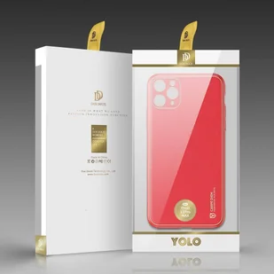 Dux Ducis Yolo eleganckie etui pokrowiec ze skóry ekologicznej iPhone 12 Pro Max czerwony - Etui i futerały do telefonów - miniaturka - grafika 5