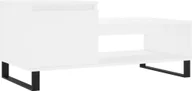 Ławy i stoliki kawowe - vidaXL Stolik kawowy biały 100x50x45 cm materiał drewnopochodny - miniaturka - grafika 1