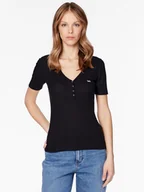 Koszulki i topy damskie - Lee T-Shirt L44KIP01 112333686 Czarny Regular Fit - miniaturka - grafika 1