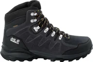 Buty trekkingowe męskie - Buty trekkingowe męskie Jack Wolfskin Refugio Texapore Mid czarne r. 42 - miniaturka - grafika 1