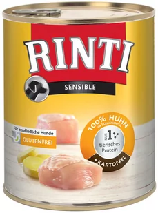 Rinti Sensible kurczak i ziemniaki 24x800g - Mokra karma dla psów - miniaturka - grafika 1