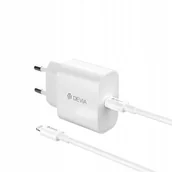 Ładowarki do telefonów - Ładowarka sieciowa PD 30W 3A GaN + kabel USB-C - lightning Devia - miniaturka - grafika 1