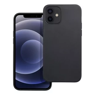 OEM Futerał matt do iphone 12 / 12 pro czarny - Etui i futerały do telefonów - miniaturka - grafika 1