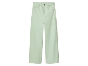 pepperts!® Jeansy kuloty dziewczęce z bawełną, wide leg (164, Miętowy) - Spodnie i spodenki dla dziewczynek - miniaturka - grafika 1