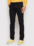 Spodnie męskie - Vans Chinosy Authentic VN0A5FJ7 Czarny Slim Fit - miniaturka - grafika 1
